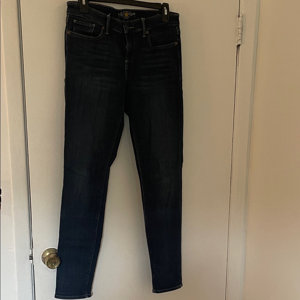 Lucky Brand Women's Deep Indigo Skinny Jeans